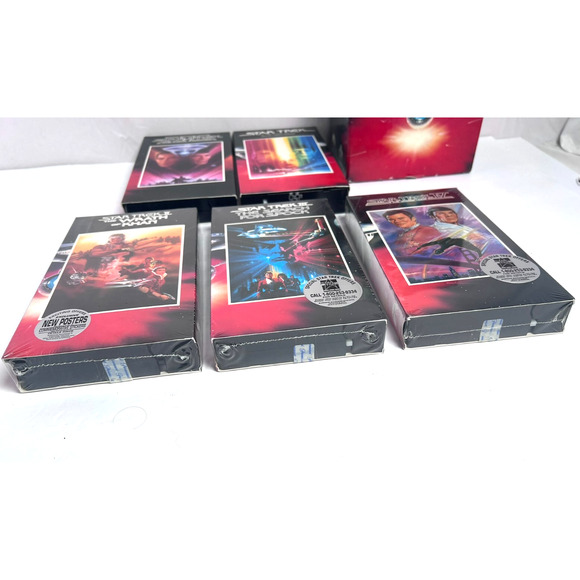 Star Trek The Movies 25th Anniversary Collector's Set of 5 VHS Box Set - Picture 9 of 9